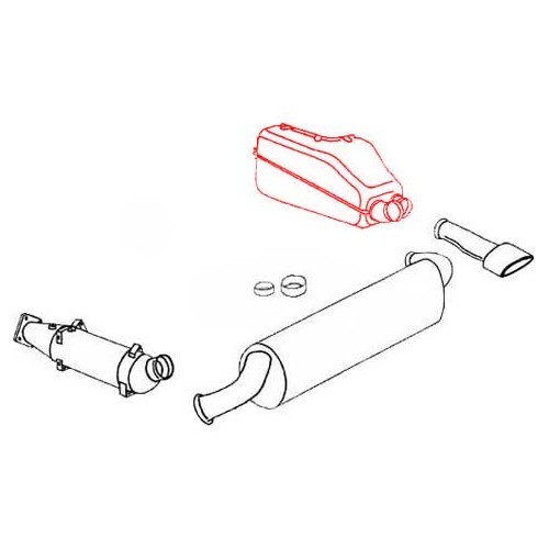 DANSK roestvrijstalen uitlaatsysteem voor Porsche 964 (1989-1994) - RS10738