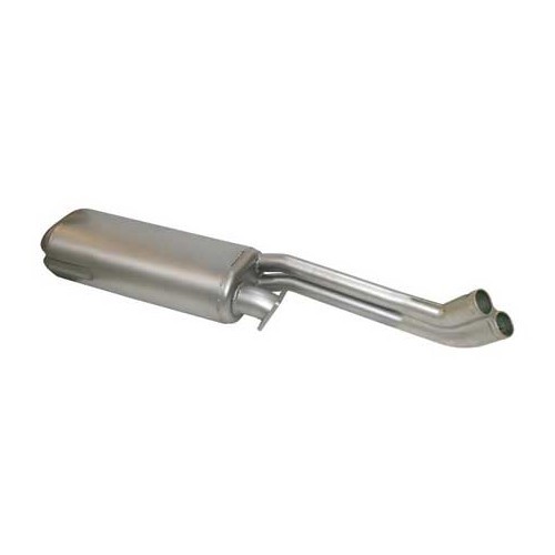  Silenciador inox DANSK para Porsche 930 Turbo 3.3 (1984-1989) - RS10780 