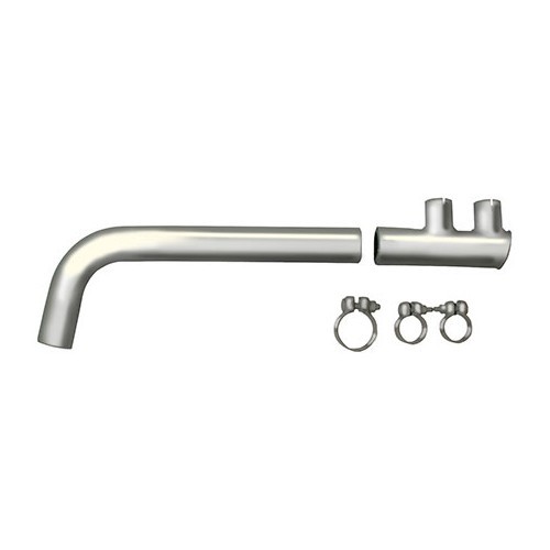  Kit de tampas de extremidade de silenciador de aço inoxidável DANSK para Porsche 912 - RS10889 