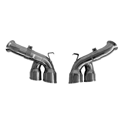 SCART stainless steel exhaust tips for Porsche 996 Carrera 4S - RS10952