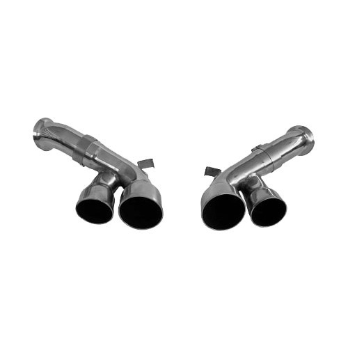  Salidas de escape SCART Inox para Porsche 996 Carrera 4S - RS10952 