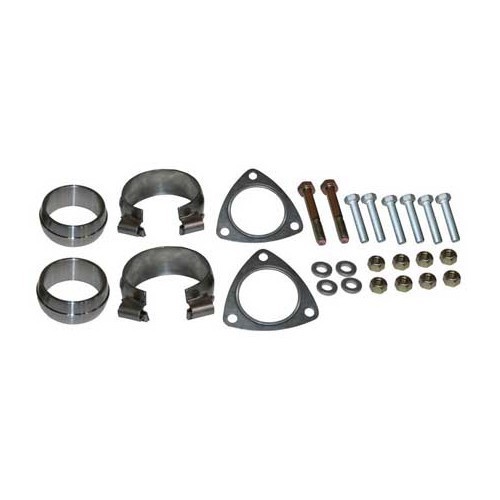  Kit de montagem silenciador para catalisadores ou tubos directos para Porsche 993 - Gillet - RS11194 