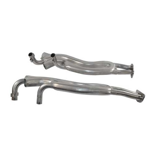 SSI stainless steel heat exchangers for Porsche 914-4 2.0 (1973-1976) - pair - RS11230