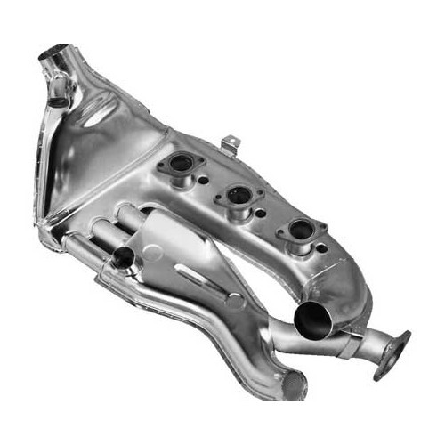  Scambiatore DANSK in acciaio inox per Porsche 911 (1972-1974) - lato sinistro - RS11251 