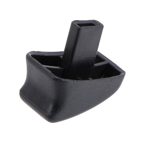 Botón negro satinado para la inclinación delrespaldo del asiento Porsche. - RS11456