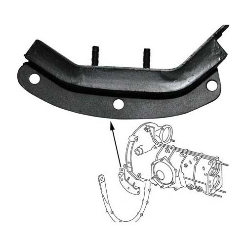  Silent-block de caja de cambios para Porsche 356 (1956-1965) - lado derecho - RS11482 