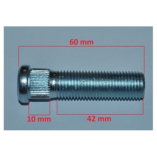  Wheel stud for Porsche - 14 x 150 mm, 60 mm - RS11652 