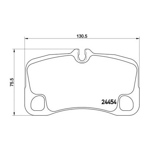 Pastiglie freno posteriori PAGID per Porsche 997-2 C2 e C4 - RS11878