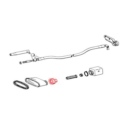 Gestängegehäusebalg für Porsche 914-4 und 914-6 (1970-1972) - RS11923