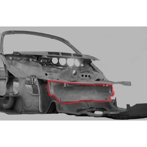 DANSK Quertrennwand hinter dem Benzintank für Porsche 911 und 912 (1969-1989) - RS12057