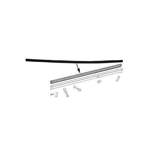 Rocker panel protective rib for Porsche 911 - RS12121