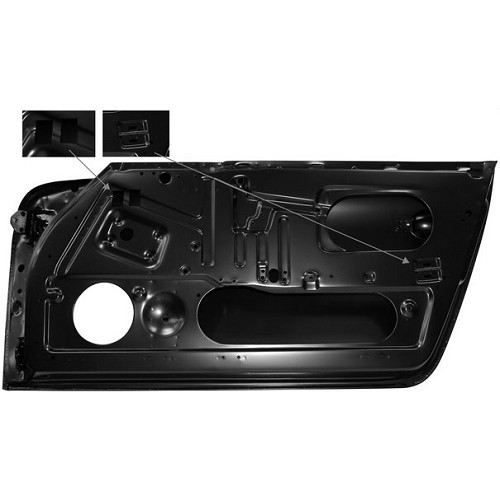 Porte complète DANSK pour Porsche 911 et 912 (08/1972-1977) - côté droit - RS12132