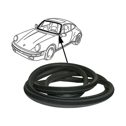 Windschutzscheibendichtung für Porsche 911, 912 und 930 (1965-1988) - mit Rille