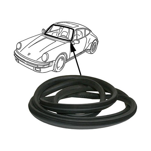  Junta de parabrisas para Porsche 911, 912 y 930 (1965-1988) - con ranura - RS12547 