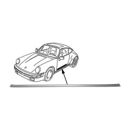  Tapijtclip voor Porsche 911 en 912 - RS12784 