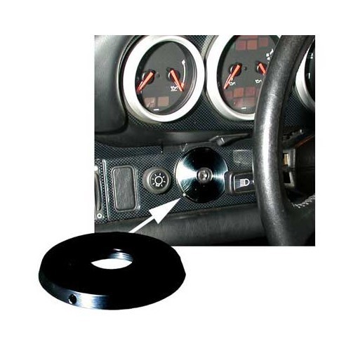  Cubierta de Neimann de aluminio negro para Porsche 911, 964 y 993 - RS12823 