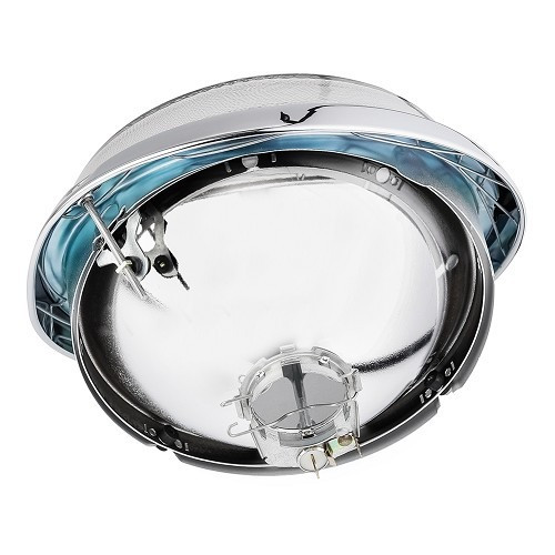 Guenine chrome-plated headlamp for Porsche 911, 930 and 912 (1965-1983) - RS12970