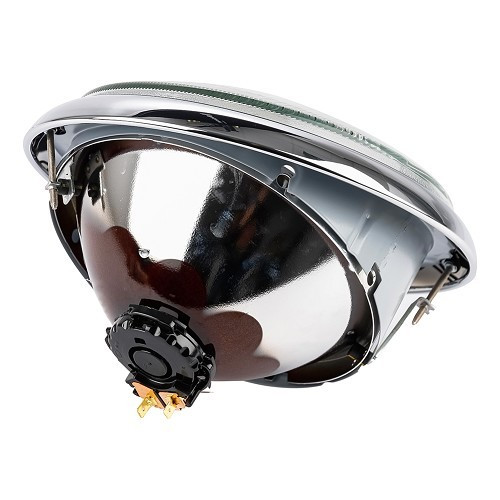  HELLA chrome headlight for Porsche 356 A, B and C (1956-1965) - white - RS13003-1 