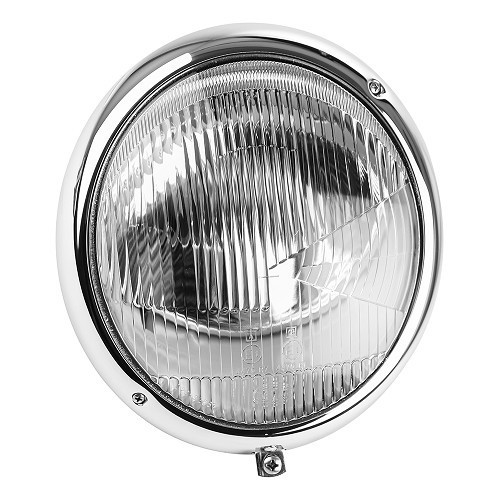  HELLA koplamp chroom voor Porsche 356 A, B en C (1956-1965) - wit - RS13003 