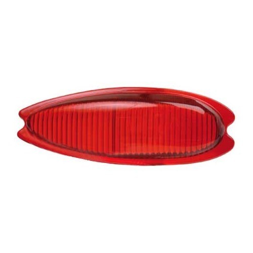  Vidrio de intermitente trasero rojo para Porsche 356, lado derecho - RS13032 