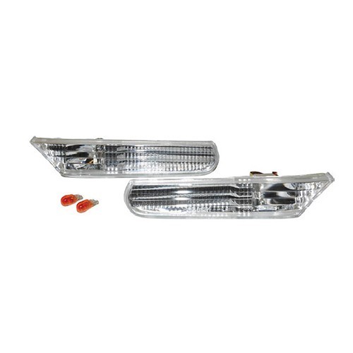  Repetidores de intermitentes laterales para Porsche 986 Boxster - transparentes - RS13116 