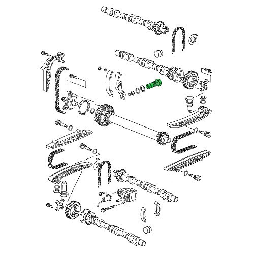 Tendeur de chaîne de distribution pour Porsche 997 phase 1 (2005-2008) - RS13540