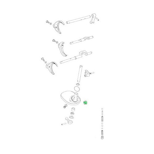 Schuifring transmissie voor Porsche 914-4 (1973-1976) - RS13659