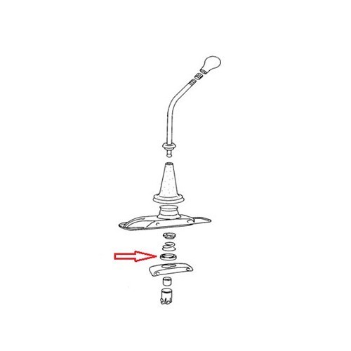 Onderste schakelring voor Porsche 911 en 912 (1965-1975) - RS13668