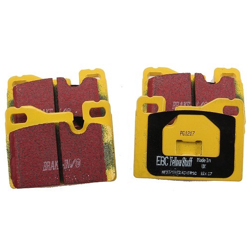  Yellow EBC rear brake pads for Porsche 924 (1979-1988) - RS14885 