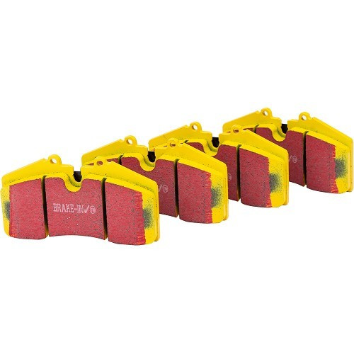  Pastilhas de travão dianteiras EBC amarelo para Porsche 968 M030 (1992-1995) - RS14894 