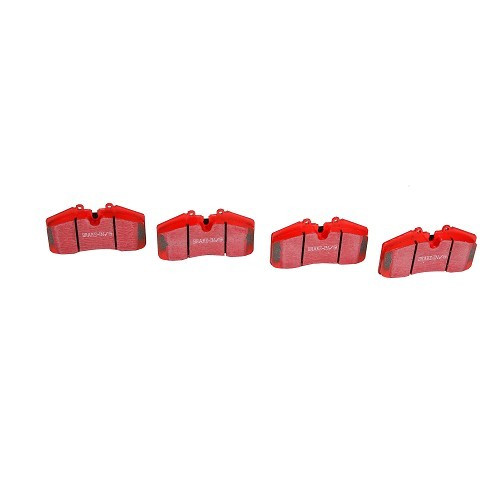 Red EBC front brake pads for Porsche 968 M030 (1992-1995)