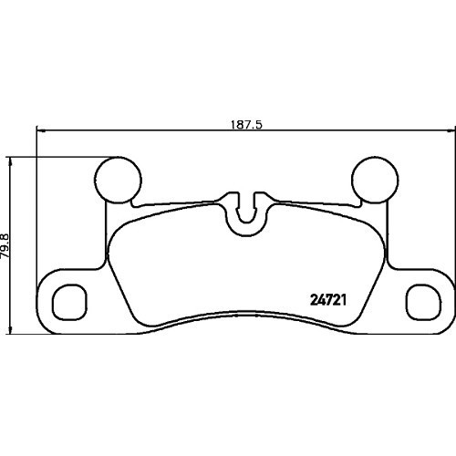 PAGID Bremsbeläge hinten für Porsche Cayenne 958-92A (2011-2017) - RS14967