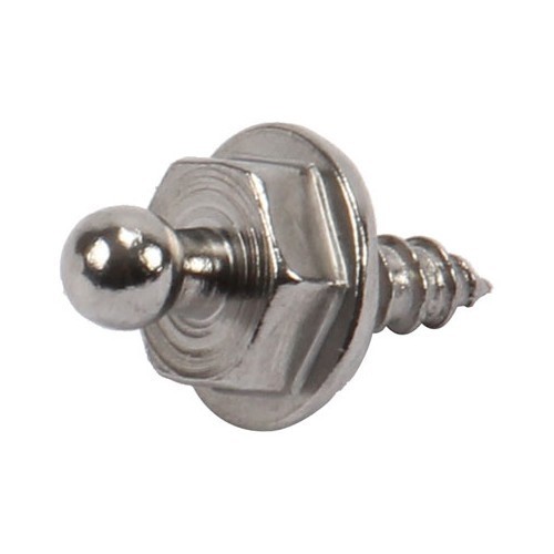 Tenax chrome-plated male stud - B4.2 x 10 - for Porsche 356 Cabriolet - RS16200