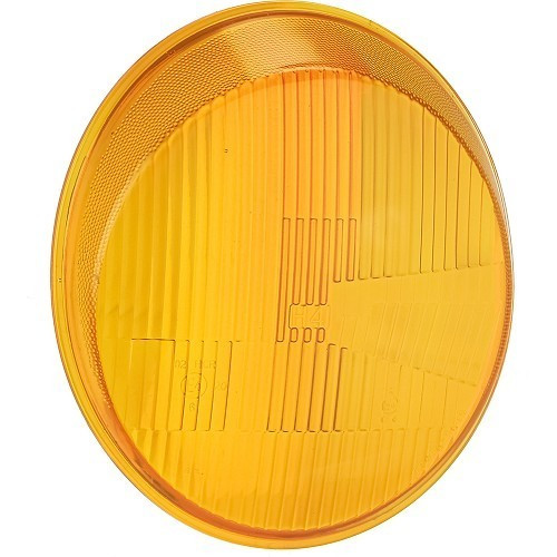  Vidrio de faro para Porsche 911, 912 y 930 (1965-1989) - amarillo - RS16903 