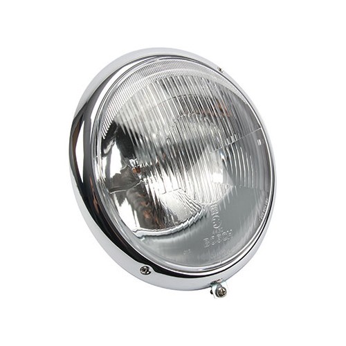     
                
                
    Verchroomde koplamp met BOSCH glas voor Porsche 356 A, B en C (1956-1965) - wit - RS17010
