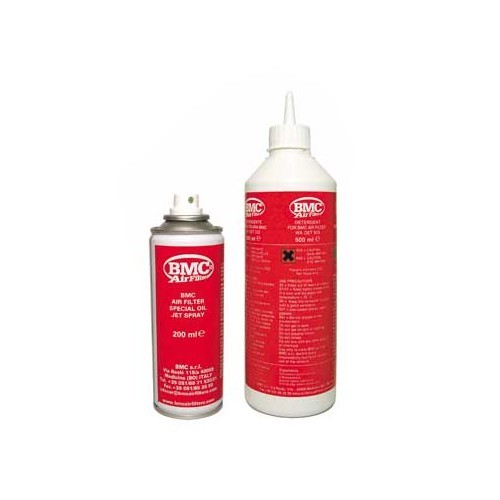 Kit de mantenimiento para filtros de aire BMC (aceite + limpiador)