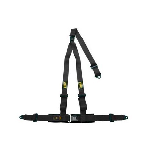  Arnês de segurança OMP Strada 3 Preto - RS31001 