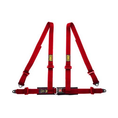  Arnés de seguridad OMP Road 4 rojo - RS31011 