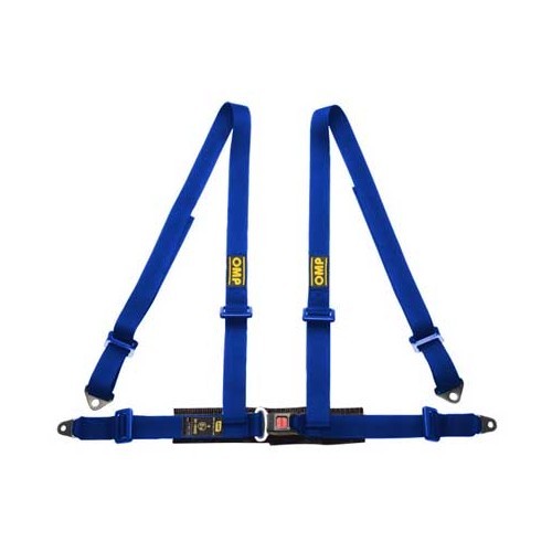  Cintura di sicurezza OMP Road 4 blu - RS31012 