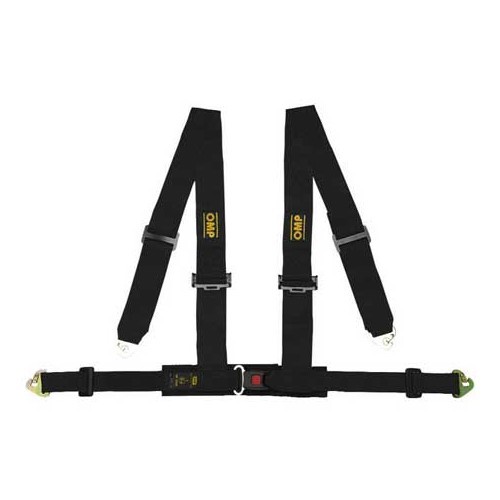  Arnés de seguridad OMP Racing 4 M negro - RS31015 