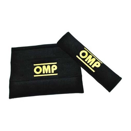 Coppia di protezioni per le spalle OMP nere, 50 mm