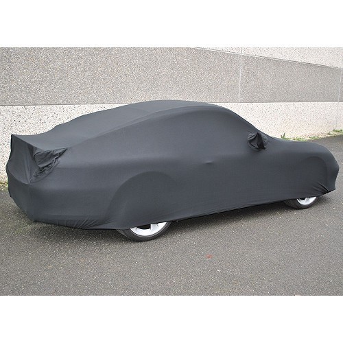 Black custom-made protective covers for a Porsche 996 (1998-2005) - RS38042