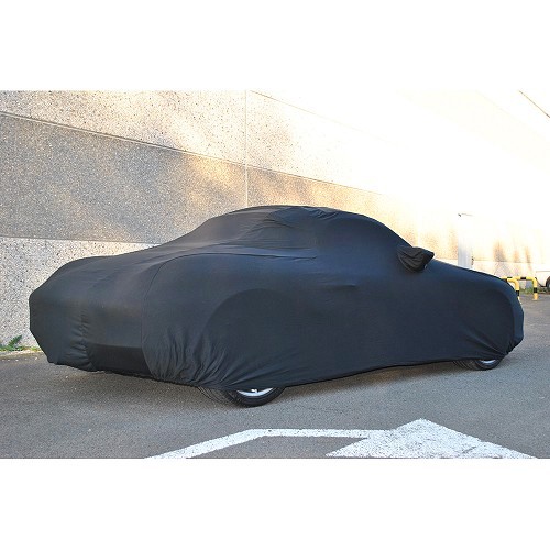 Telo Coverlux in jersey su misura per Porsche 986 Boxster (1997-2004) - Nero - RS38044