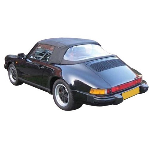 Capote complète noire en Alpaga - Porsche 911 de 1983 à 1985 - RS50137