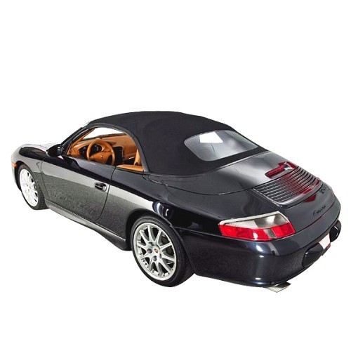 Capote en Alpaga pour Porsche 996 phase 2 et Turbo - Noir - RS50158