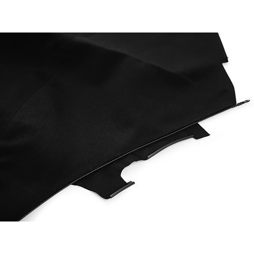 Alpaca convertible top for Porsche 996 phase 2 and Turbo - Black - RS50158