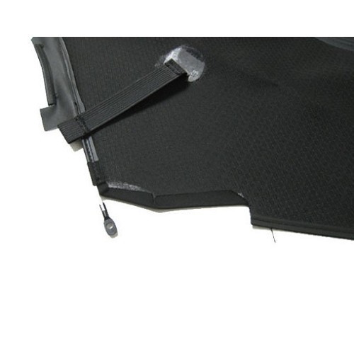 Alpaca convertible top for Porsche 996 Phase 2 and Turbo - Graphite Gray - RS50161