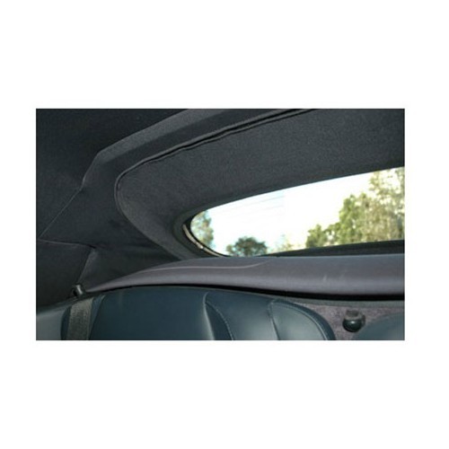  Complete black alpaca convertible top - Porsche 996 phase 1 - glass windscreen - - RS50164 