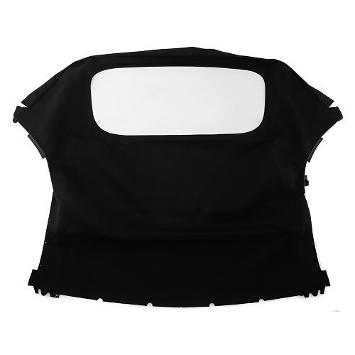  Complete black alpaca convertible top - Porsche 986 Boxster (1997-2002) - flexible windscreen - - RS50178 