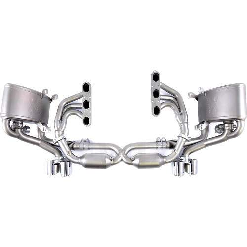 Complete EVOX exhaust system for Porsche 997-1 - RS60109